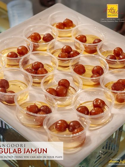 Our Angoori Gulab Jamun are the cutest thing you can add to your plate. These bite-sized, syrup-soaked dumplings are a traditional favorite that always brings a smile.