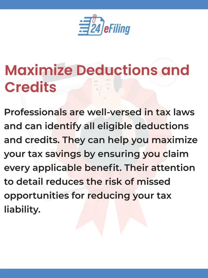 I am well-versed in tax laws and can identify all eligible deductions and credits for you. My attention to detail helps maximize your tax savings by ensuring you claim every applicable benefit.
