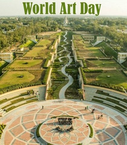 On World Art Day, we celebrate landscape as the greatest art. This sweeping view of one of our institutional projects shows how we shape the land to create a composition that is both beautiful and functional.