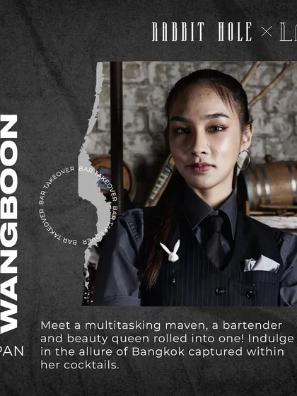 Meet Saipan from Rabbit Hole, a multi-talented bartender and beauty queen. For one night, she captured the allure of Bangkok in her cocktails, giving our guests an indulgent experience.