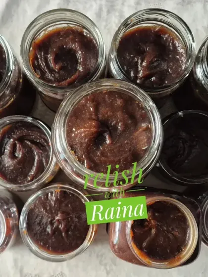 Here is a large batch of my homemade Chyawanprash. I prepare it with the freshest ingredients as soon as winter starts. It's a traditional Ayurvedic recipe that is great for both adults and kids to boost immunity.