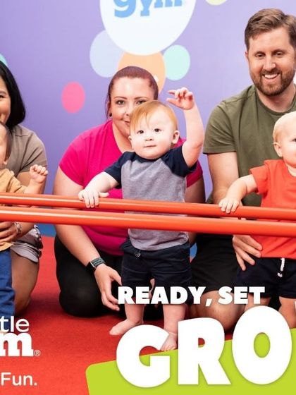 Our gym is a community for families. Parents and instructors come together to create a supportive and cheerful environment where babies can safely explore, learn, and grow alongside their peers.