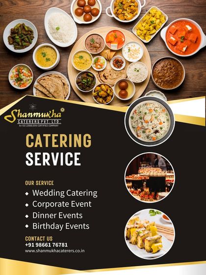 Shanmukha Caterers - Pure Vegetarian Event Catering Our Promise: 47 Years of Trust & Quality photo 55