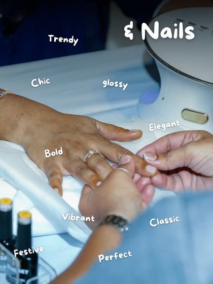 Whether you want trendy, chic, bold, or classic, I have the perfect nail service for you. This shot shows the careful work that goes into every manicure.