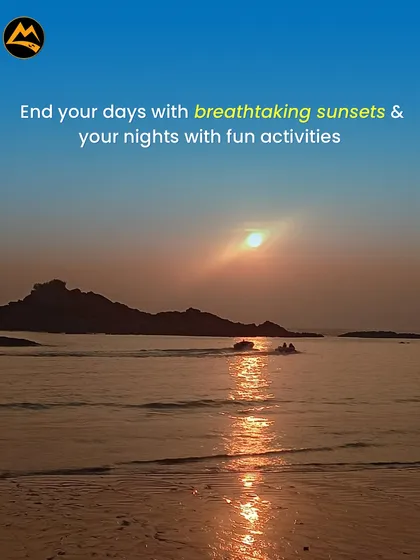 Ending the day with a breathtaking sunset at Gokarna. My trips are planned to ensure you are at the right beach at the right time for the best views.