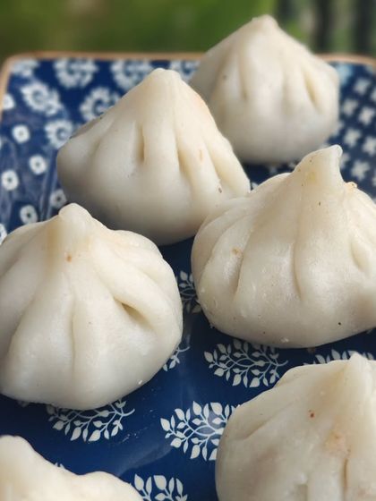 Ganpati Bappa Moriya! My homemade Ukdiche Modaks are a must-have for the Ganesh festival. Are you getting them for Bappa or for yourself? Be honest!