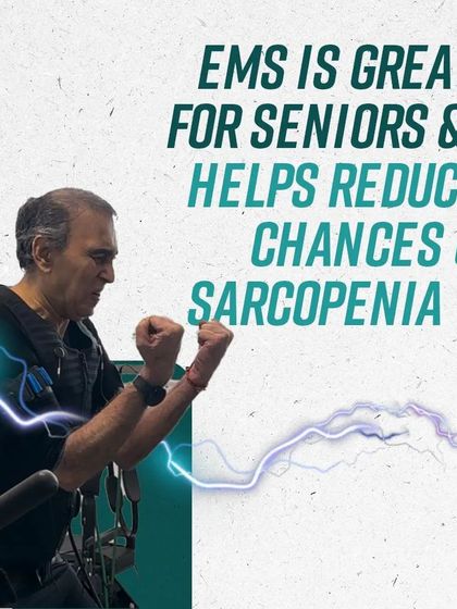 EMS is a fantastic, low-impact option for seniors. It helps combat sarcopenia, the age-related loss of muscle mass, by stimulating muscle contractions to promote growth and strength, improving overall stability and health.
