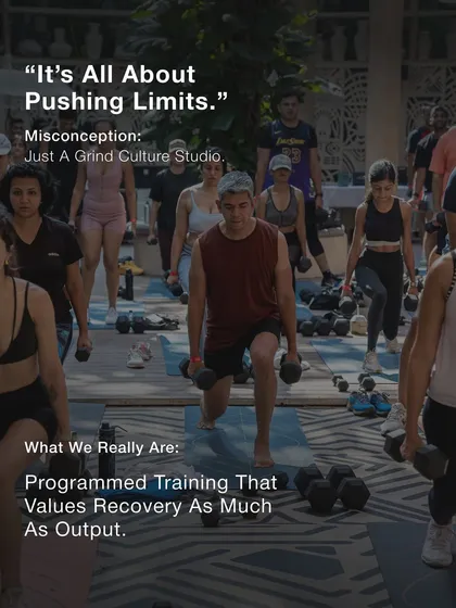 Forget the "grind culture" myth. We are about programmed training that values recovery just as much as output. It's not about extremes; it's about consistent, smart progress for everyone.