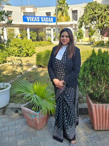 On duty as a Member of the National Lok Adalat at Vikas Sadan. Lok Adalats are an effective way to achieve quicker resolutions for disputes, avoiding lengthy and expensive court battles.