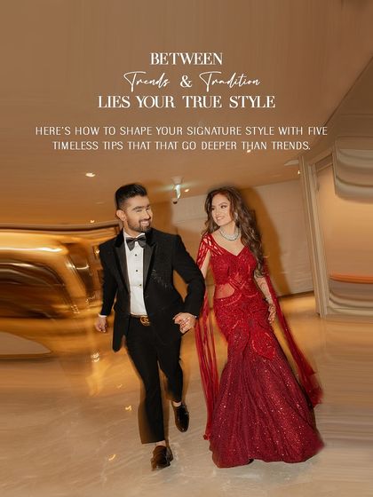 Between trends and tradition lies your true style. This image introduces my five timeless tips for shaping a signature style that goes deeper than trends.