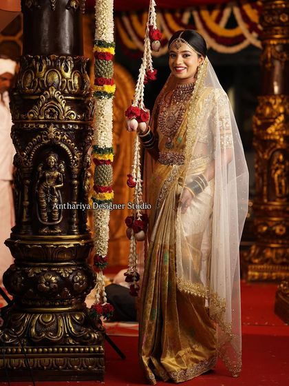Anthariya by Nidhi Gowda - Custom Bridal & Occasion Wear Grand Bridal Sarees & Muhurtham Wear photo 63