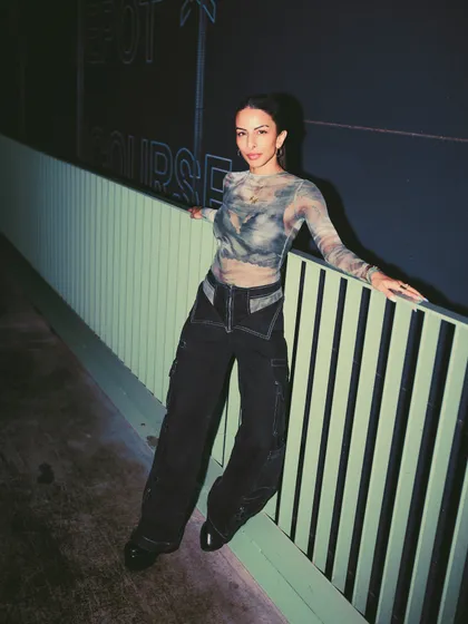 Posing in front of the iconic Ian Curtis mural at Warehouse Project in Manchester after my Boiler Room set. A perfect end to an unforgettable UK debut.