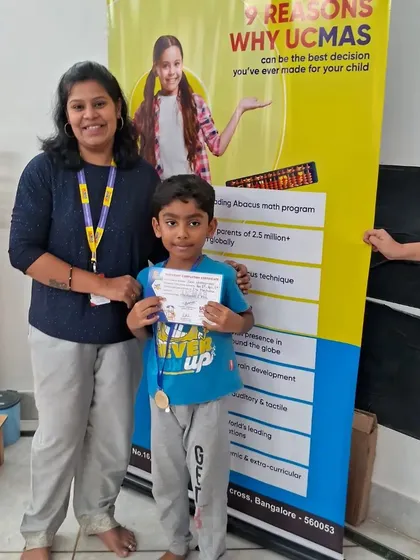 Celebrating the hard work and achievement of one of our bright young students.
