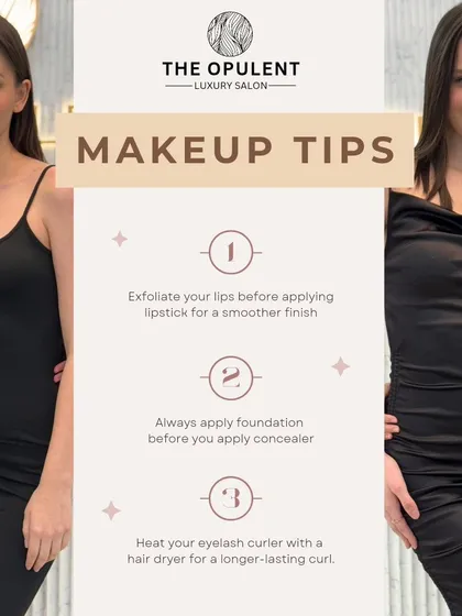 We believe in empowering you with our knowledge. Here are three of our go-to makeup tips for a flawless finish, including how to prep your lips and the right order for foundation and concealer.