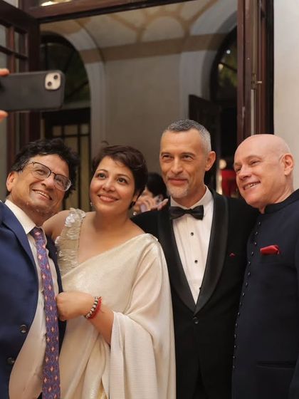 A fun selfie moment with our directors and guests at the Grand Ball. The evening was filled with camaraderie and joyful interactions.