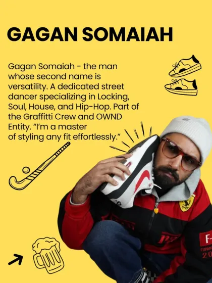 Meet Gagan Somaiah, the man whose second name is versatility. He's a master of styling any fit effortlessly.
