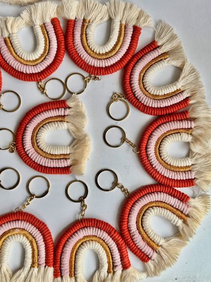 Shikha Agarwal - Handmade Party Favors & Bulk Gifting Macrame Keychains & Charms photo 6