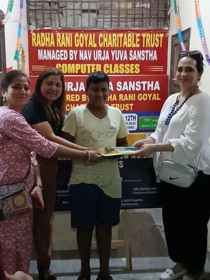 Making sure every student receives their share of the study materials. It is important to me that our contributions reach everyone.