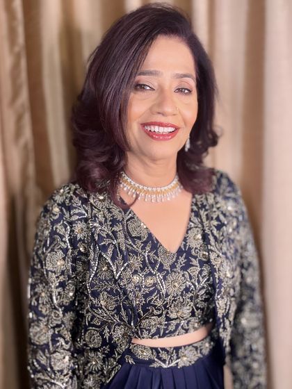 Another beautiful shot of her, looking radiant and confident.