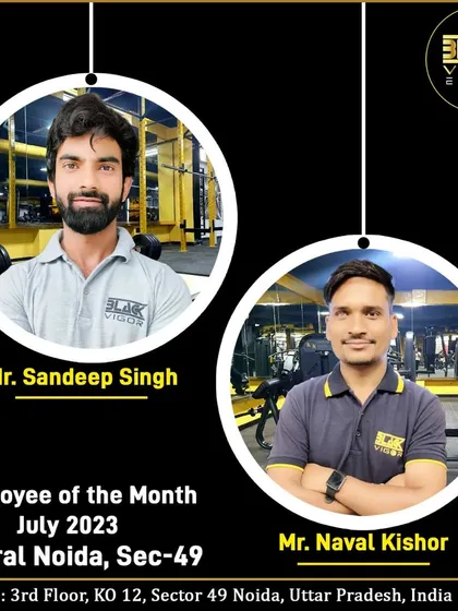 We celebrate Mr. Sandeep Singh and Mr. Naval Kishor as our Employees of the Month. Thank you for your hard work and commitment to making our gym a great place to be.