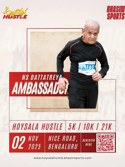 Introducing Ambassador NS Dattatreya, a true inspiration. Our ambassadors embody the spirit of the hustle and are there to support you on your race journey.