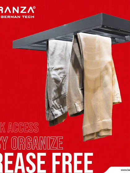 Quick access and crease-free storage are the core benefits of this system. By organizing your trousers this way, you not only save time but also extend the life of your clothing.