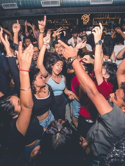 The crowd at Flo going wild. My goal is to get every single person moving and lost in the music.