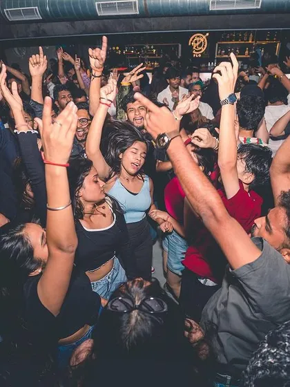 The crowd at Flo going wild. My goal is to get every single person moving and lost in the music.