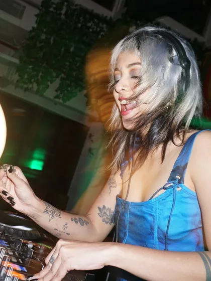Lost in the music, with my hair flying. These are the moments of pure flow.