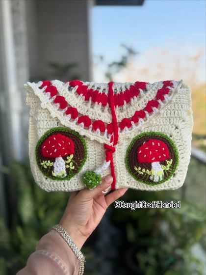 This mushroom-themed book cover has a magical, fairytale feel. It's one of our more unique designs.