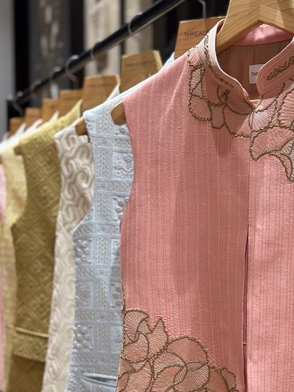 A look at our collection of bandis on the rack. From subtle hues to bold statements, each piece is ready to become a part of your wardrobe.