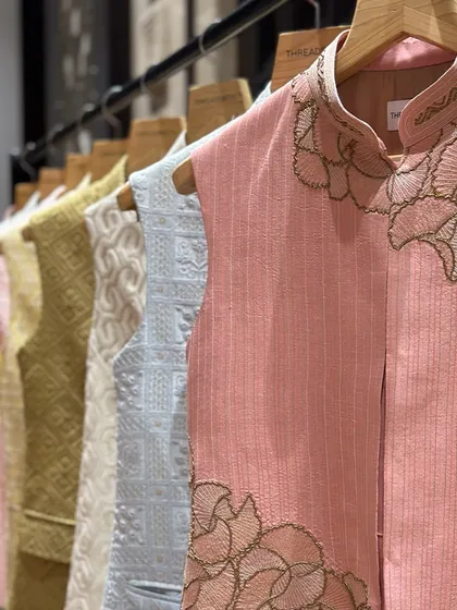 A look at our collection of bandis on the rack. From subtle hues to bold statements, each piece is ready to become a part of your wardrobe.