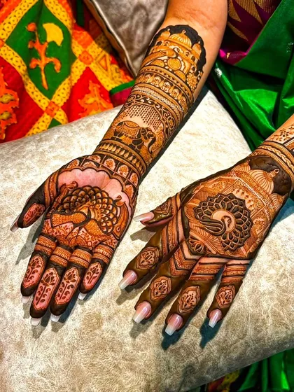 A clear shot of both hands from the same set, showing the symmetrical layout.