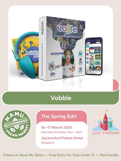 Vobble provides a screen-free audio learning experience for kids. Their kits, complete with headphones and activity books, are a modern way to engage children in stories and learning.