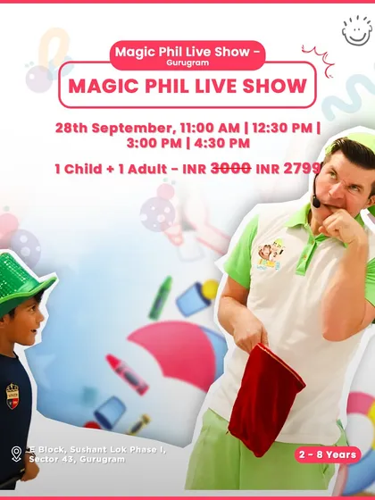 Another announcement for the Magic Phil Live Show, ensuring everyone gets a chance to book their tickets for this magical experience.
