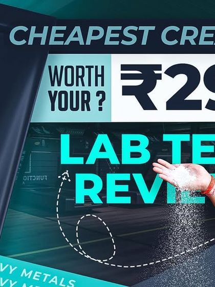 Thumbnail for my lab test review of Nutrabay's cheapest creatine. Is it worth it?