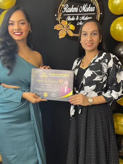 Another successful student completing her professional course. She is now ready to build her career as a certified nail artist.