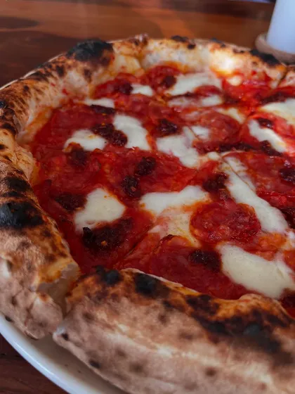 If you're craving a little kick, come try our Nduja & Sopressata pizza. It's a perfect duo of bold flavours.
