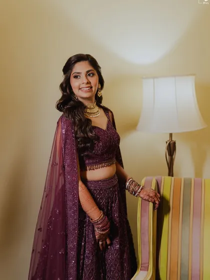 A happy and candid shot of Kajol. Her makeup is designed to look just as good in spontaneous moments as it does in posed photos.