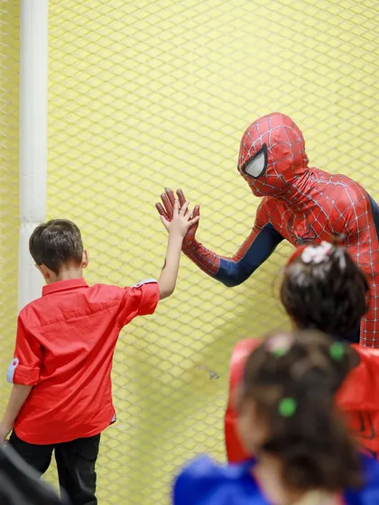 It's the personal moments that count the most. Our character performers are fantastic at connecting with each child, making them feel special with a high-five or a friendly chat. It turns a party into a personal adventure.