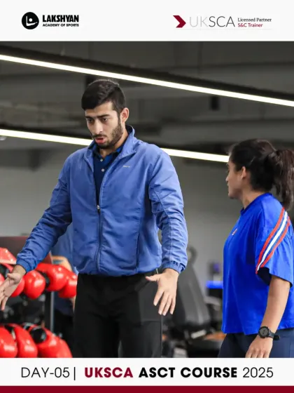 Lakshyan Academy of Sports - Coach & Trainer Education UKSCA Strength & Conditioning Certification photo 29