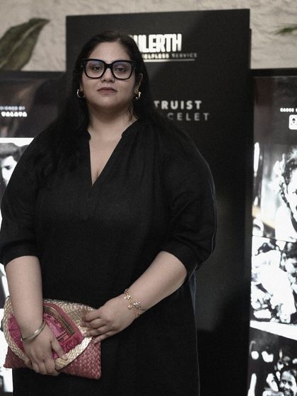 A guest at the launch of The Altruist Kada Bracelet. The event was a catalyst for change, bringing people together for a cause that is precious.