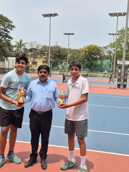 Congratulations to Rehaan and Arya for their win in the Under-14 category against ASA Academy.