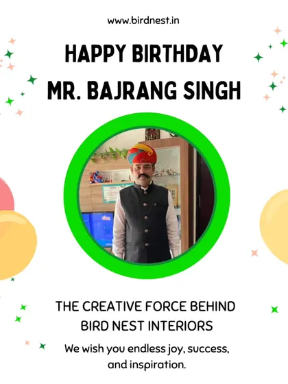 A personal look at the creative force behind Bird Nest Interiors. I, Bajrang Singh, personally oversee our projects to ensure every client receives the quality and attention to detail they deserve.