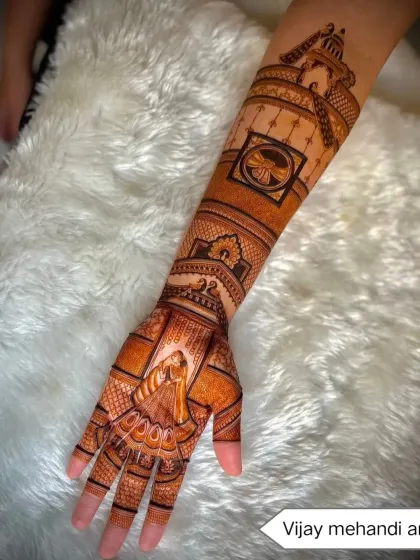 Vijay Singh - Bridal Mehndi Portrait & Storytelling Mehndi photo 36