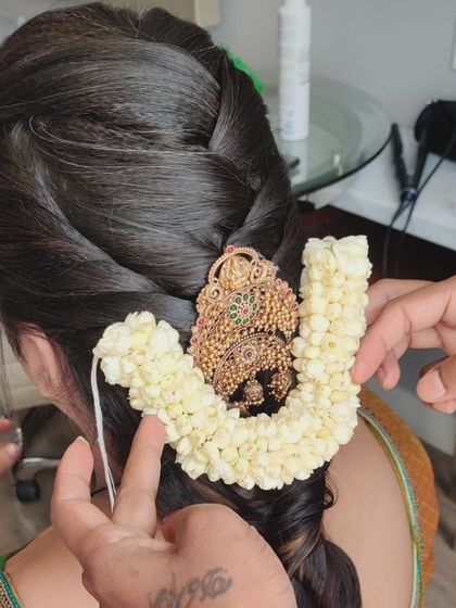 Laxmi Ramkrishna - Special Occasion Hairstyling My Process photo 4