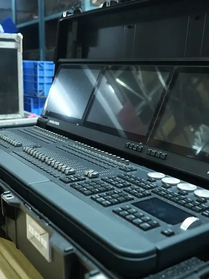 Announcing the arrival of India's first Avolites D7 console at our warehouse. We are the first company in the country to offer this next-generation lighting desk.