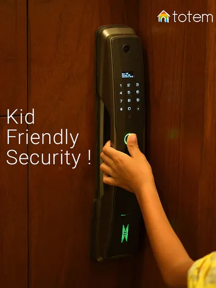 I design security systems with the whole family in mind. This smart lock is simple enough for a child to use, providing safe and easy access without the need for a physical key. It’s about creating a secure environment where you don’t have to worry.