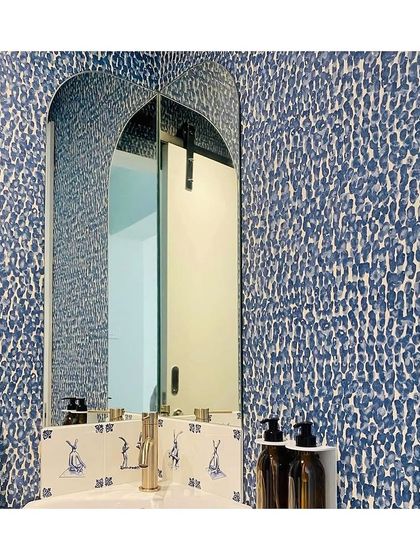 Home Stories - Bespoke Fabric & Wallpaper Design Powder Room Perfection photo 8