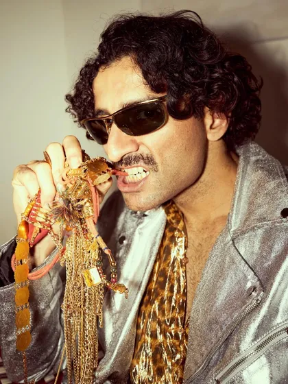 This editorial shoot was all about channeling a 70s rockstar energy. I used a metallic silver jacket, animal prints, and vintage-inspired props to build a character and tell a story that's bold, edgy, and full of personality.